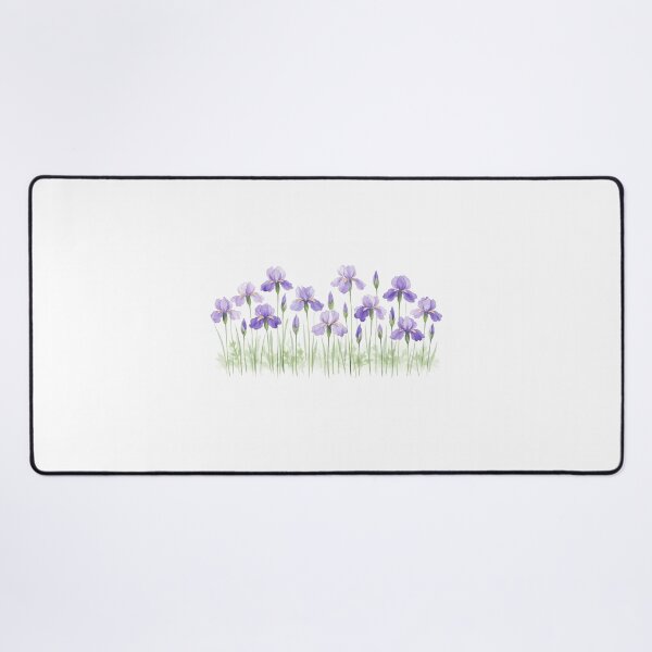 Item preview, Irises in water color style minimalist design designed and sold by wallartofmio.