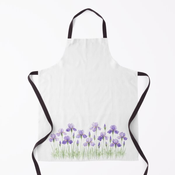 Item preview, Irises in water color style minimalist design designed and sold by wallartofmio.