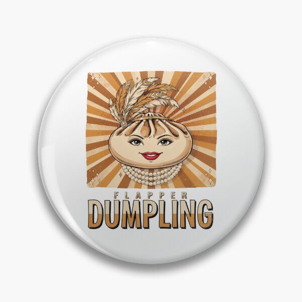 Item preview, Smiling Dumpling Character Vintage Style designed and sold by ColeLaniTrading.