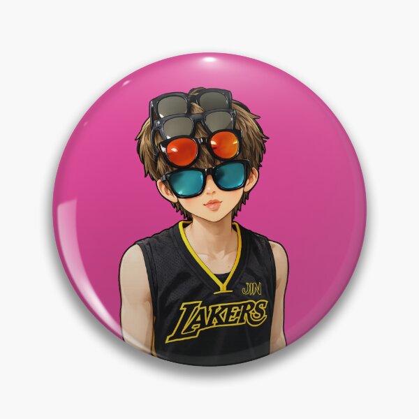 Item preview, BTS cute Jin | debut Seok Jin with 4 sunglasses art | run bts show | BTS hyung  designed and sold by moteesshop.