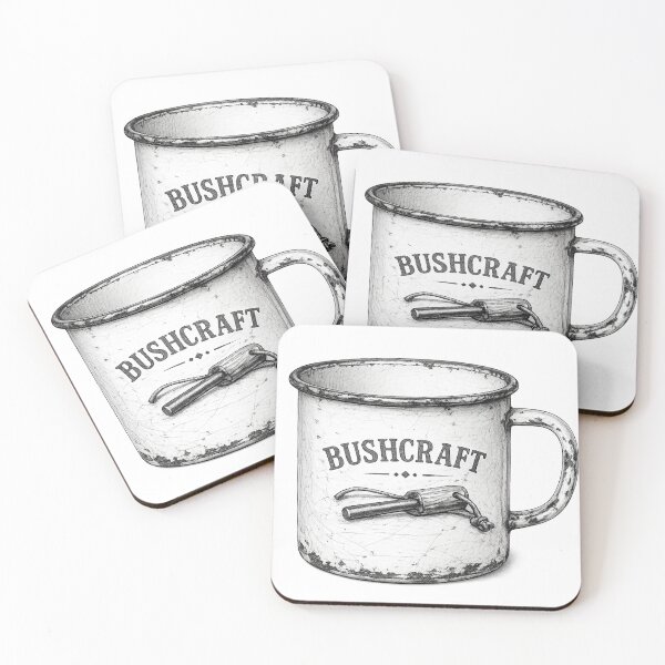 Aperçu de l'œuvre Mug émaillé Bushcraft créée et vendue par naturalsurvival.