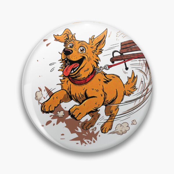 Item preview, Walking The Human Since Forever Funny Dog Comic Ironic on White designed and sold by The Fine Print by BassAddict.