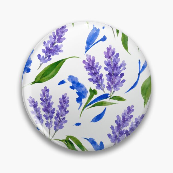Item preview, Watercolor Lavender Floral Pattern | Soft Purple Botanical Seamless Print | Cottagecore Lavender Flowers designed and sold by Ramona-Gliga.