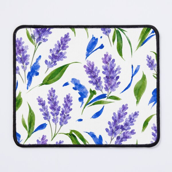 Item preview, Watercolor Lavender Floral Pattern | Soft Purple Botanical Seamless Print | Cottagecore Lavender Flowers designed and sold by Ramona-Gliga.
