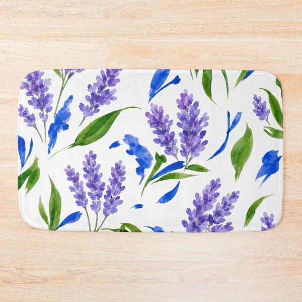 Item preview, Watercolor Lavender Floral Pattern | Soft Purple Botanical Seamless Print | Cottagecore Lavender Flowers designed and sold by Ramona-Gliga.