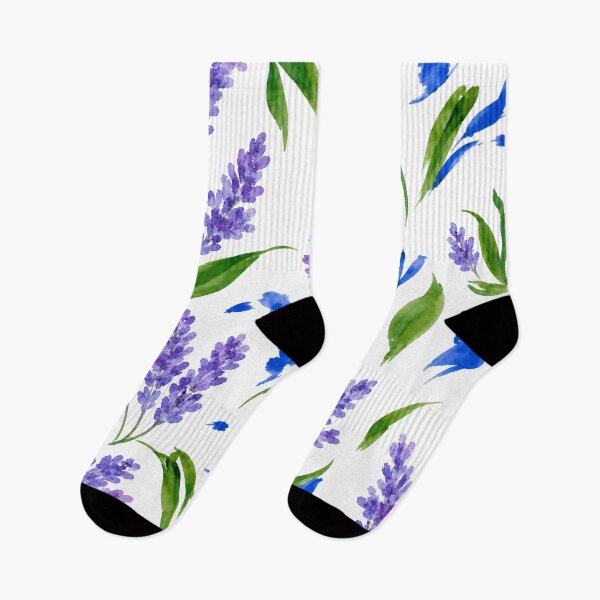 Item preview, Watercolor Lavender Floral Pattern | Soft Purple Botanical Seamless Print | Cottagecore Lavender Flowers designed and sold by Ramona-Gliga.