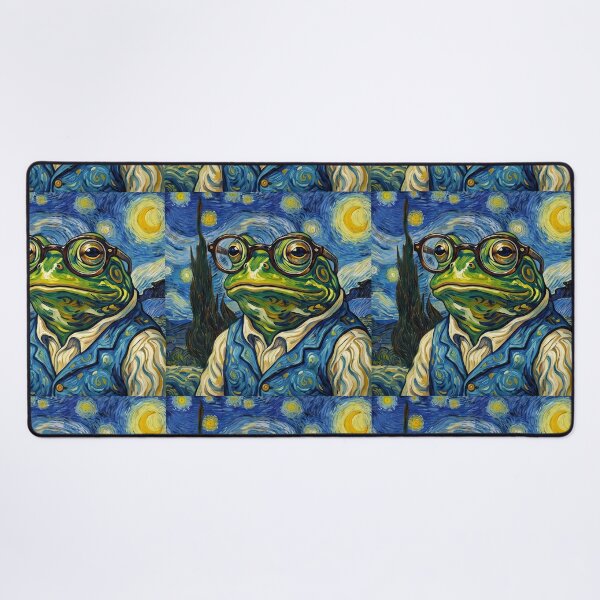 Item preview, Frog In Starry Night designed and sold by TeeARTHY.