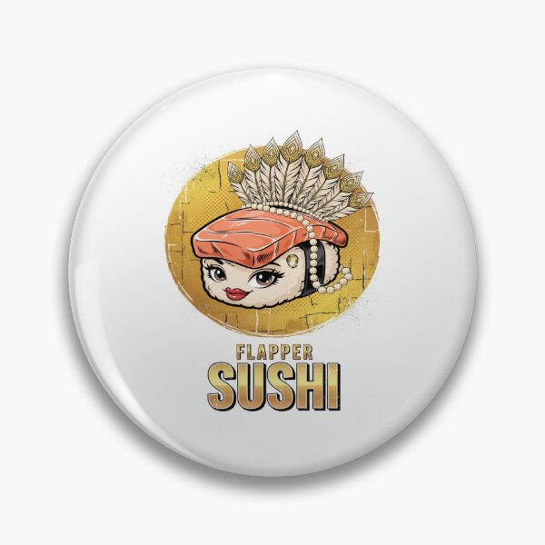 Item preview, Elegant Sushi Character Roaring Twenties Style designed and sold by ColeLaniTrading.
