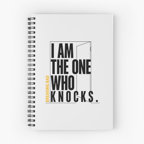 Item preview, Breaking Bad I Am The One Who Knocks Door Quote designed and sold by Enea Kelo.