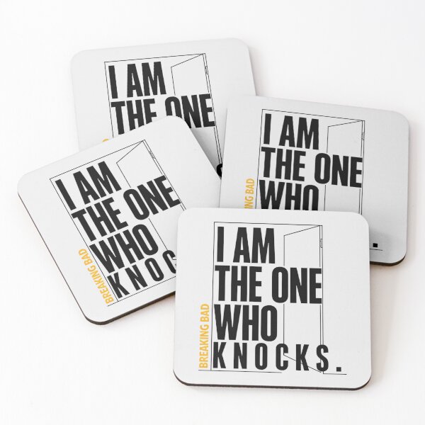 Item preview, Breaking Bad I Am The One Who Knocks Door Quote designed and sold by Enea Kelo.