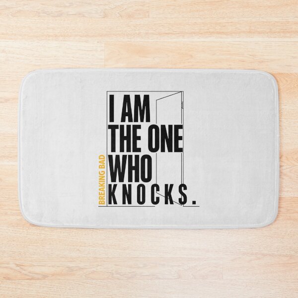 Item preview, Breaking Bad I Am The One Who Knocks Door Quote designed and sold by Enea Kelo.