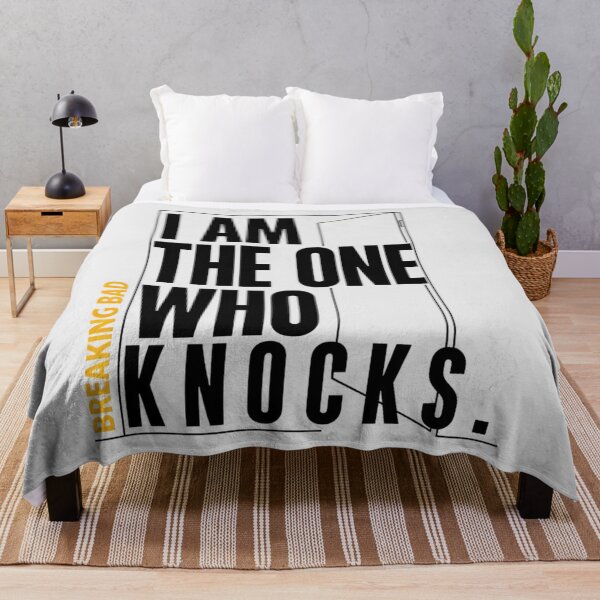 Item preview, Breaking Bad I Am The One Who Knocks Door Quote designed and sold by Enea Kelo.