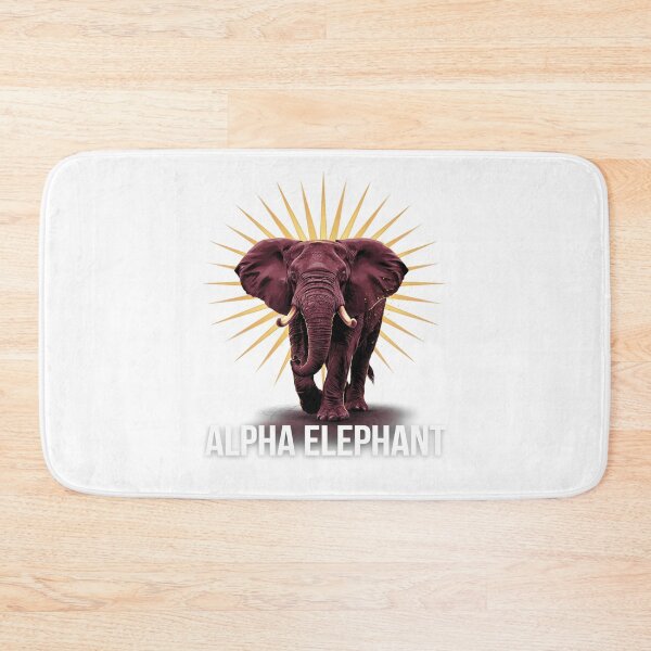 Item preview, Dominant African Pachyderm Graphic Print designed and sold by ColeLaniTrading.