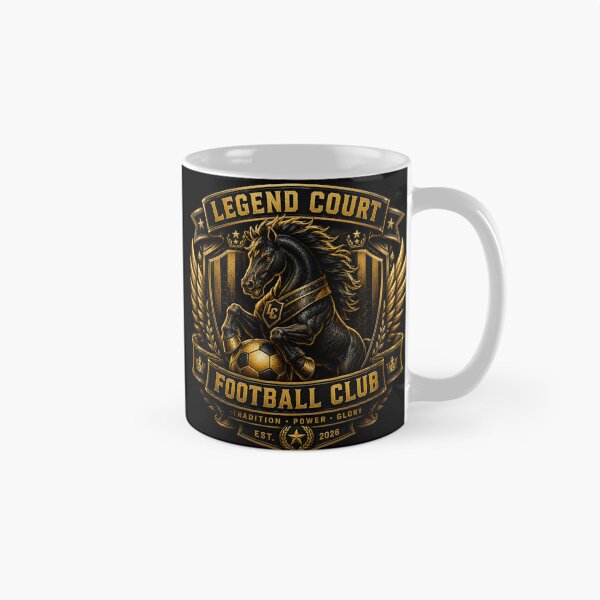 Item preview, Legend Court Football Club Golden Horse Crest T-Shirt designed and sold by LegendCourt.