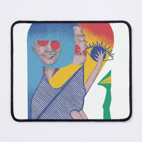 Item preview, Abstract Split Face Pop Collage designed and sold by SolaceDraft.