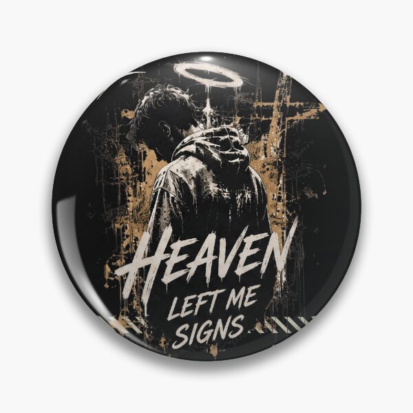 Item preview, Heaven Left Me Signs – Guardian Angel Streetwear Design designed and sold by SoulTreasures.
