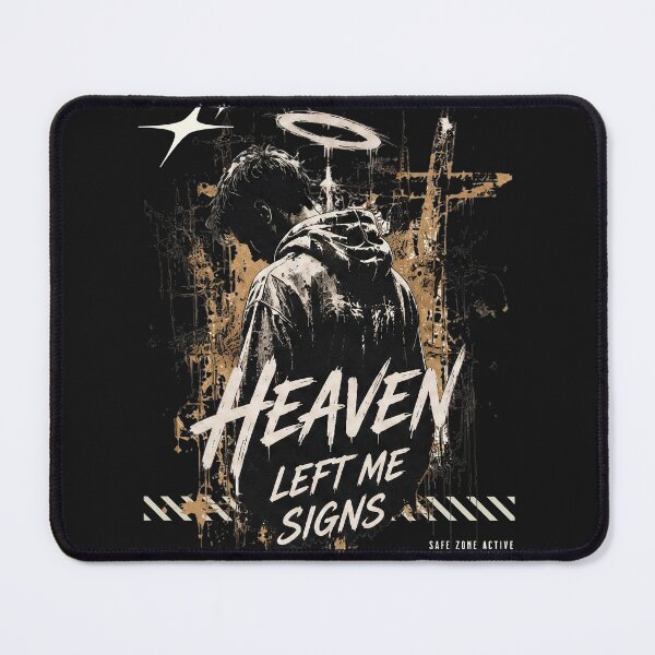 Item preview, Heaven Left Me Signs – Guardian Angel Streetwear Design designed and sold by SoulTreasures.
