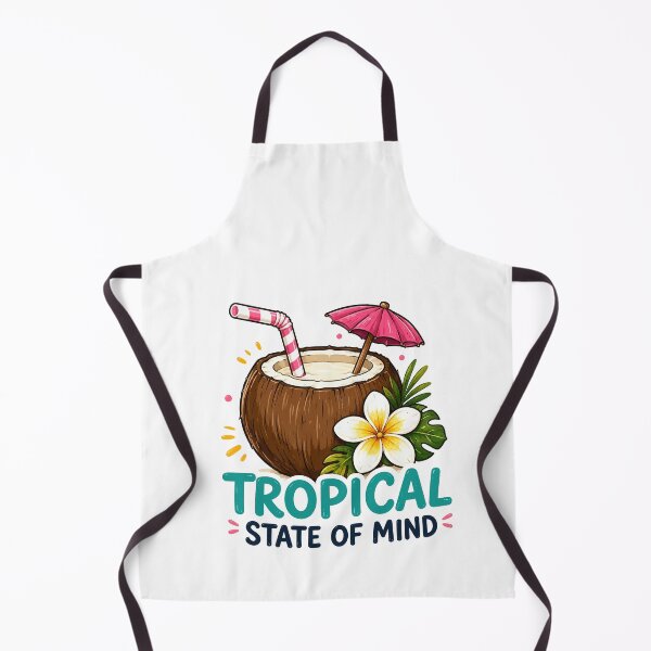 Item preview, Tropical State of Mind Coconut | Beach Vacation Design | Summer Paradise Aesthetic designed and sold by RidaSalArt.