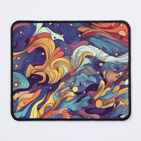 Item preview, Abstract Art - Colorful Waves designed and sold by ScribbleLoft.