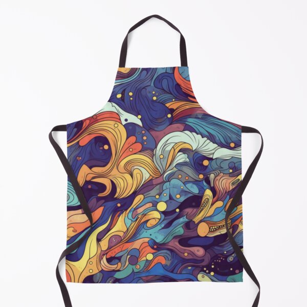 Item preview, Abstract Art - Colorful Waves designed and sold by ScribbleLoft.