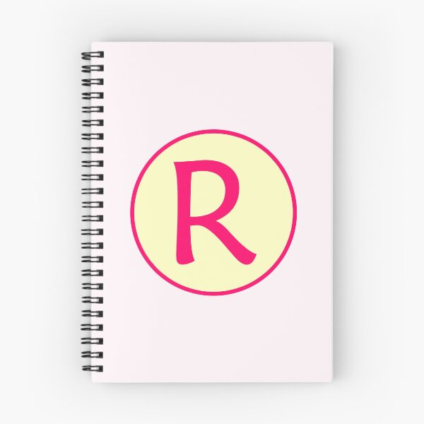 Item preview, Pink Alphabet Letter R Circle designed and sold by Jeallan Designs.