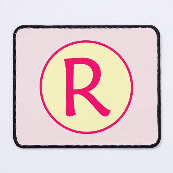 Item preview, Pink Alphabet Letter R Circle designed and sold by Jeallan Designs.