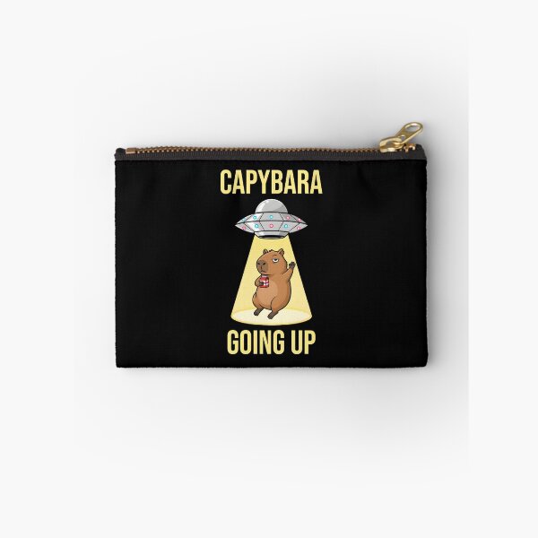 Item preview, Capybara Going Up Chillest Alien Flying Saucers designed and sold by at85productions.