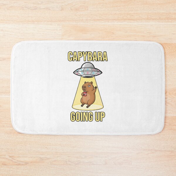 Item preview, Capybara Going Up Chillest Alien Flying Saucers designed and sold by at85productions.