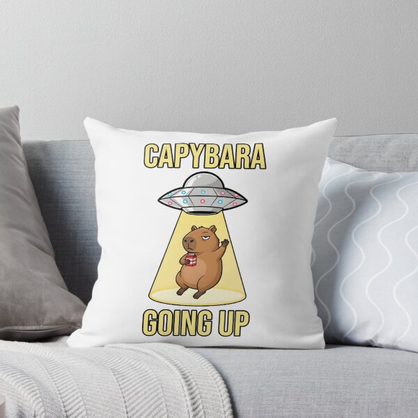Item preview, Capybara Going Up Chillest Alien Flying Saucers designed and sold by at85productions.