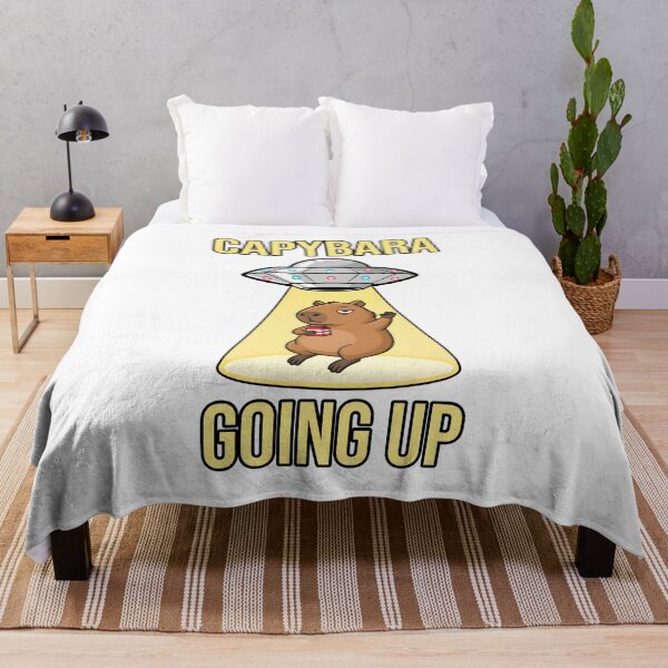 Item preview, Capybara Going Up Chillest Alien Flying Saucers designed and sold by at85productions.