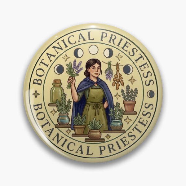 Item preview, Botanical Priestess: Mystical Herbalist designed and sold by Finding Source Designs.