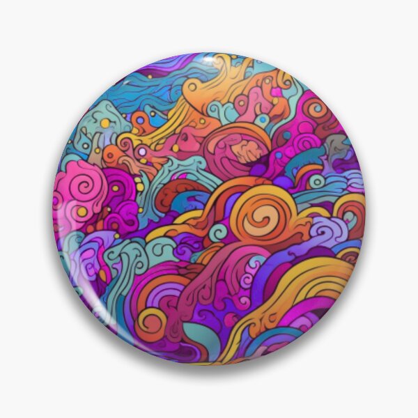 Item preview, Neon Retro Waves designed and sold by ScribbleLoft.