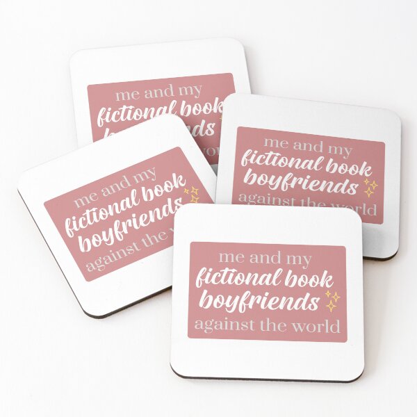 Item preview, Me and my Fictional Book Boyfriends against the world Sticker designed and sold by SB Creative.