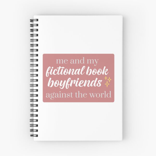 Item preview, Me and my Fictional Book Boyfriends against the world Sticker designed and sold by SB Creative.