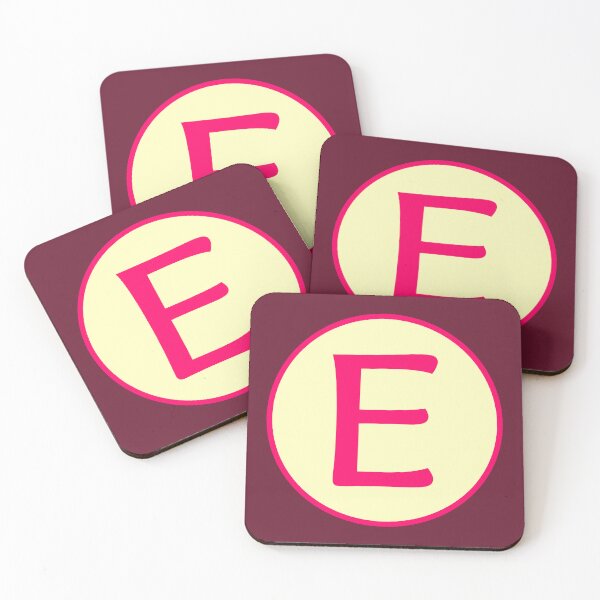 Item preview, Pink Alphabet Letter E Circle designed and sold by Jeallan Designs.