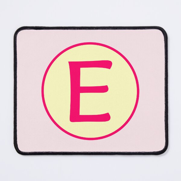 Item preview, Pink Alphabet Letter E Circle designed and sold by Jeallan Designs.