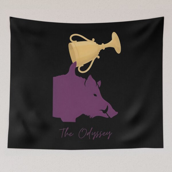 Item preview, The Odyssey Circe Wine Pouring Boar Greek Mythology Art designed and sold by Enea Kelo.