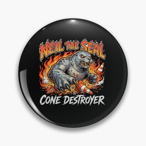 Item preview, Neil the Seal Cone Destroyer - Tasmanian Elephant Seal Meme designed and sold by Uglyandcute.