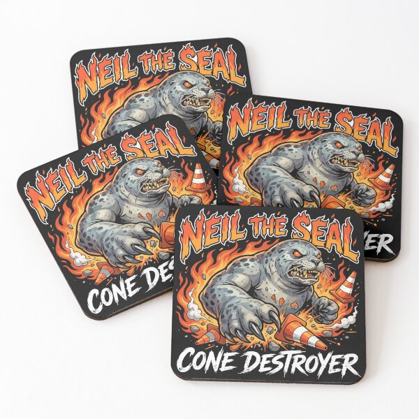 Item preview, Neil the Seal Cone Destroyer - Tasmanian Elephant Seal Meme designed and sold by Uglyandcute.