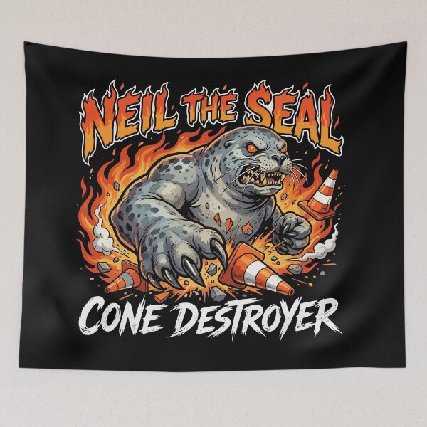 Item preview, Neil the Seal Cone Destroyer - Tasmanian Elephant Seal Meme designed and sold by Uglyandcute.