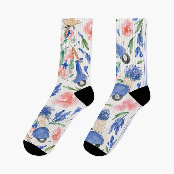 Item preview, Watercolor Lavender Floral Pattern | Soft Purple Botanical Seamless Print | Cottagecore Lavender Flowers designed and sold by Ramona-Gliga.