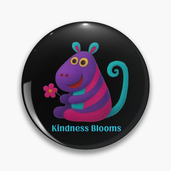 Item preview, Kindness Blooms - Cute Whimsical Creature Holding a Flower designed and sold by PatykArt.