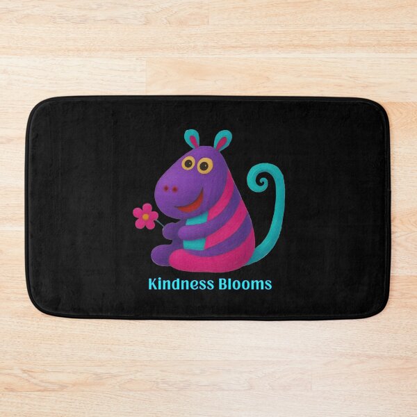 Item preview, Kindness Blooms - Cute Whimsical Creature Holding a Flower designed and sold by PatykArt.