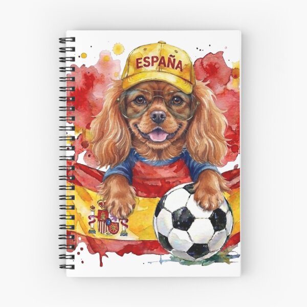 Item preview, Cavalier King Charles spaniel ruby World Cup Spain Suppawter designed and sold by The Suppawters.
