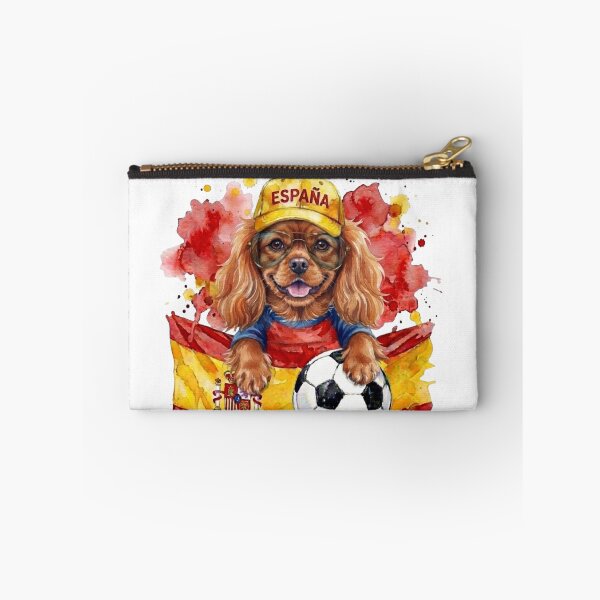 Item preview, Cavalier King Charles spaniel ruby World Cup Spain Suppawter designed and sold by The Suppawters.