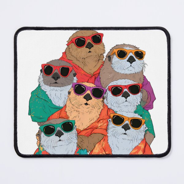 Item preview, Cool Otters in Sunglasses Hip Hop Graphic designed and sold by Structure-Blue.