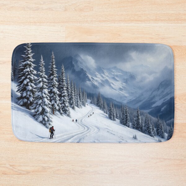 Item preview, Cross-country ski trail (Pyrenees) designed and sold by jefboutique6150.