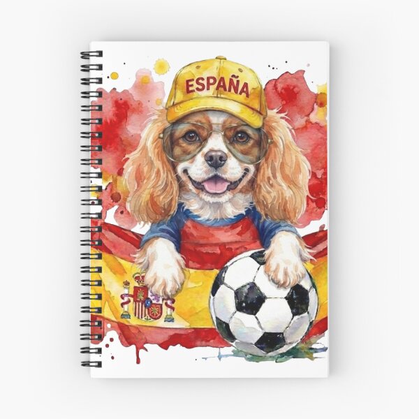 Item preview, Copy of Cavalier King Charles spaniel Blenheim World Cup Spain Suppawter designed and sold by The Suppawters.