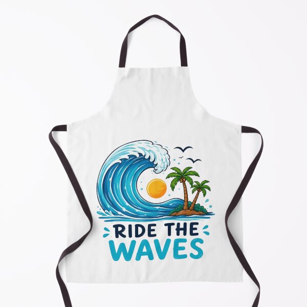 Item preview, Ride the Waves Ocean | Surf Beach Design | Summer Coastal Adventure Art designed and sold by RidaSalArt.