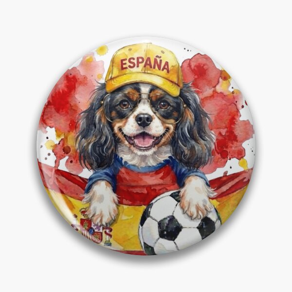 Item preview, Copy of Copy of Cavalier King Charles spaniel Blenheim World Cup Spain Suppawter designed and sold by The Suppawters.